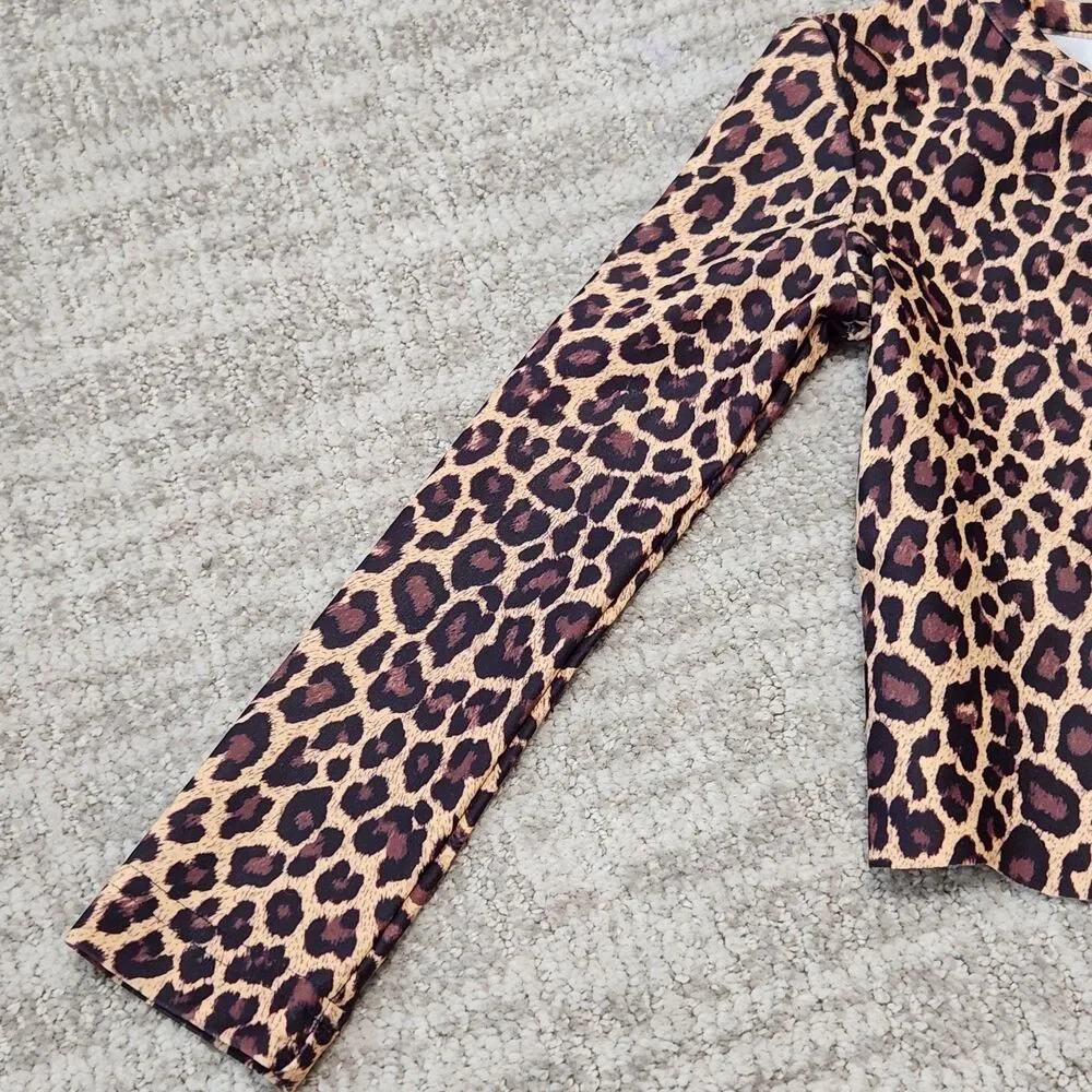 COVER girls animal print long sleeve rash guard size XS 2-3T